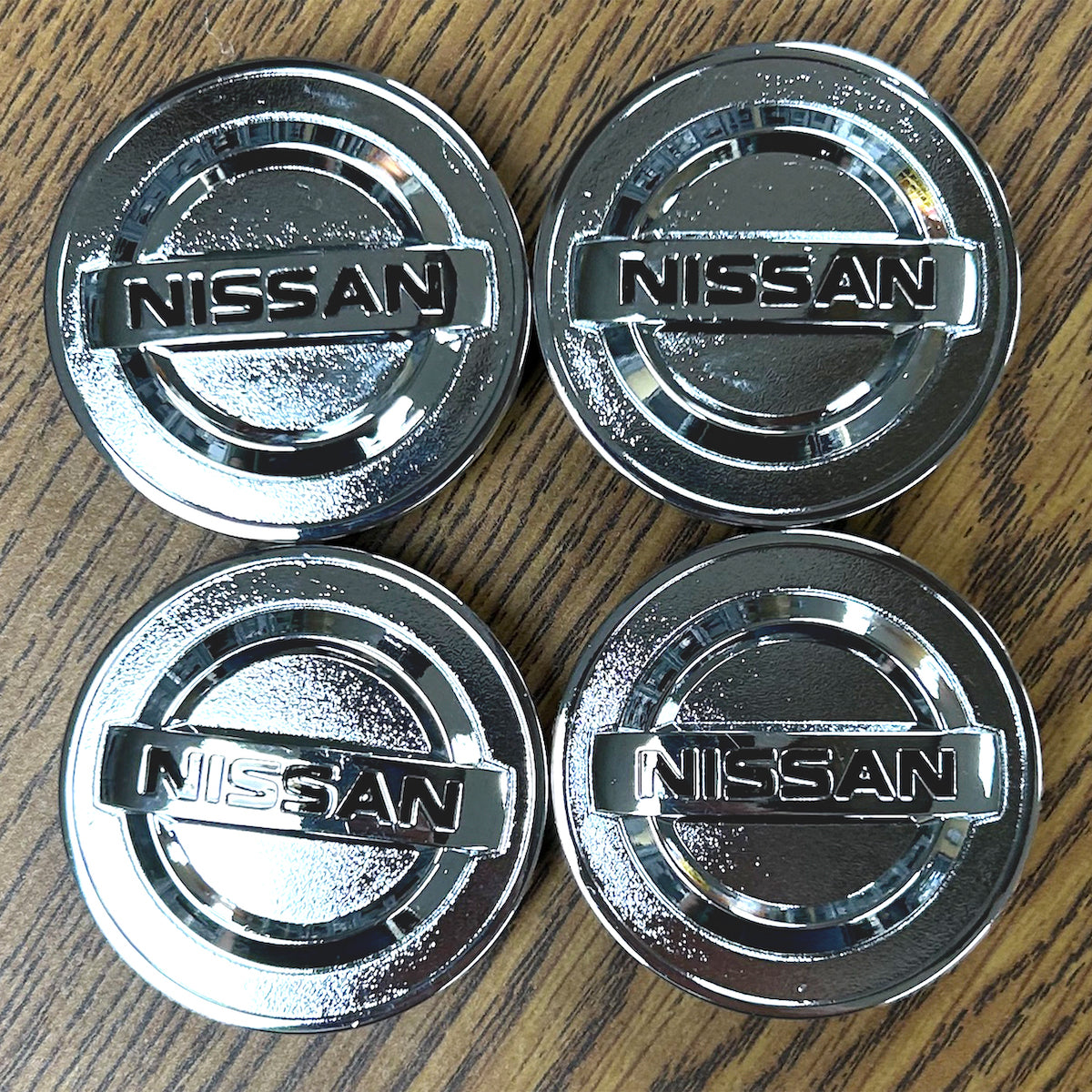 2 1/8" Nissan 350Z, 370Z Altima GT-R Maxima Chrome Center Cap 403435Y700 set